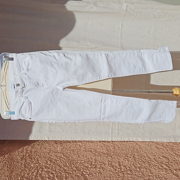Current/Elliott white skinny jeans high waist size 26 - Picture 1 of 15